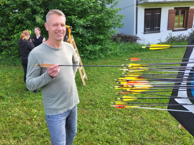 Erster Robin Hood Schuss
